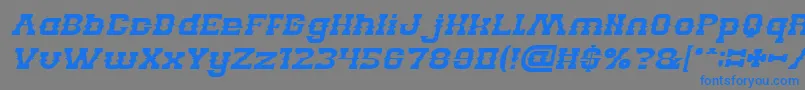 BillyTheKidItalic Font – Blue Fonts on Gray Background