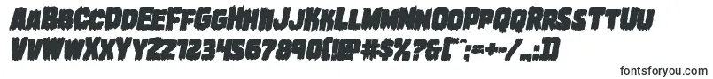 Шрифт Marshthingboldital – объёмные шрифты