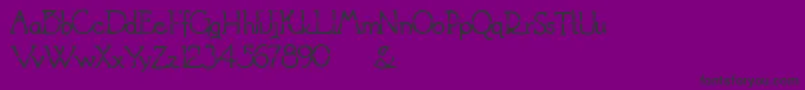 SplitDecision Font – Black Fonts on Purple Background