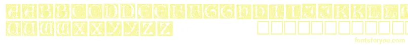 Fonte IlluminationedisplaycapssskRegular – fontes amarelas