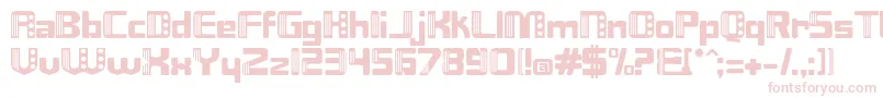 Nix Font – Pink Fonts on White Background