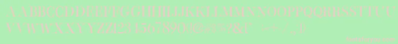 BbPetieBoyHeavy Font – Pink Fonts on Green Background