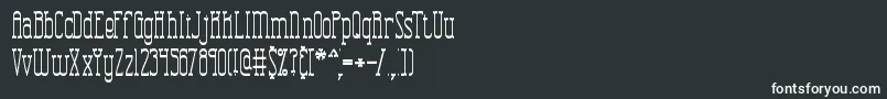 Шрифт Combustt – белые шрифты на чёрном фоне