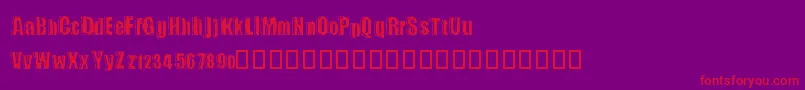 MyWifeSucks Font – Red Fonts on Purple Background