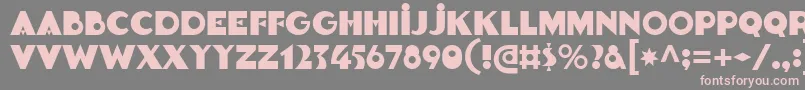 Goldsaber Font – Pink Fonts on Gray Background