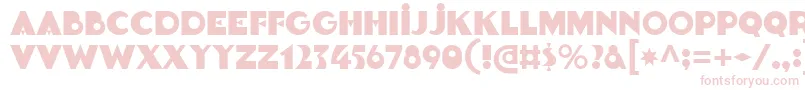 Goldsaber Font – Pink Fonts on White Background