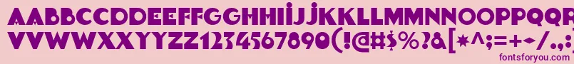 Goldsaber Font – Purple Fonts on Pink Background