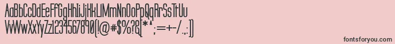 LabtopSecundoBold Font – Black Fonts on Pink Background
