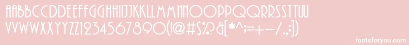 Więcej informacji o czcionce PlayRus Czcionka PlayRus – białe czcionki na różowym tle
