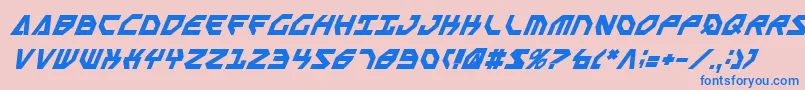 Sscriptv2bi Font – Blue Fonts on Pink Background