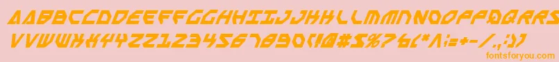 Sscriptv2bi Font – Orange Fonts on Pink Background