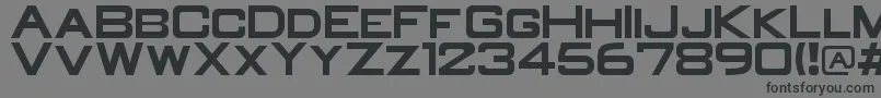 フォントOldR – 黒い文字の灰色の背景