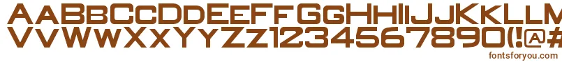 OldR-fontti – ruskeat fontit valkoisella taustalla