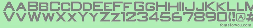 OldR Font – Gray Fonts on Green Background