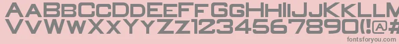 OldR Font – Gray Fonts on Pink Background