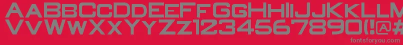 OldR Font – Gray Fonts on Red Background