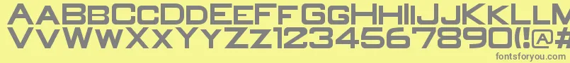 OldR Font – Gray Fonts on Yellow Background
