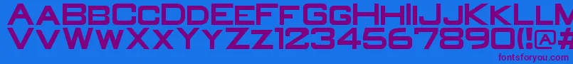 OldR Font – Purple Fonts on Blue Background