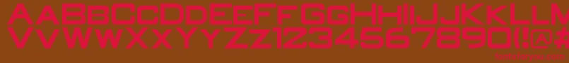 OldR Font – Red Fonts on Brown Background