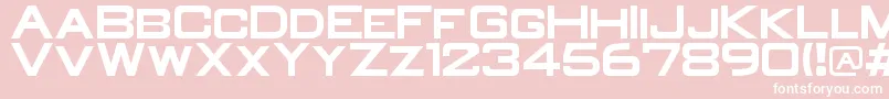 OldR Font – White Fonts on Pink Background