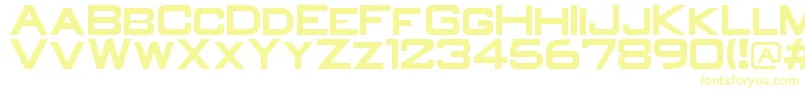 Czcionka OldR – żółte czcionki