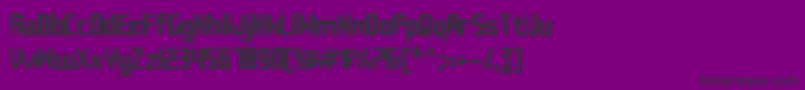 Sujeta Font – Black Fonts on Purple Background