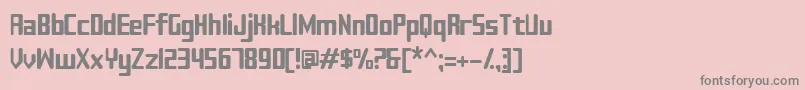 Sujeta Font – Gray Fonts on Pink Background