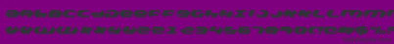 KubrickCondensed Font – Black Fonts on Purple Background