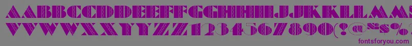 More about Feteaccomplinf Font Feteaccomplinf Font – Purple Fonts on Gray Background