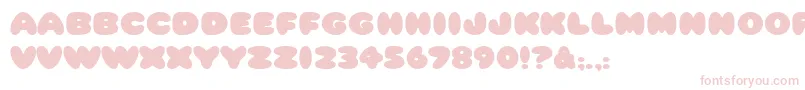 HffCottonBalls-Schriftart – Rosa Schriften