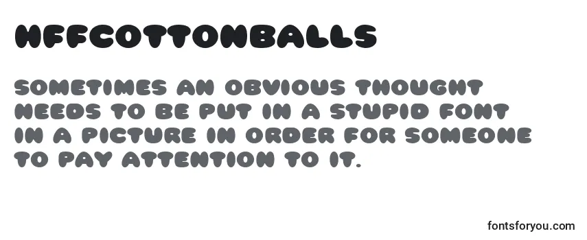 Review of the HffCottonBalls (105519) Font