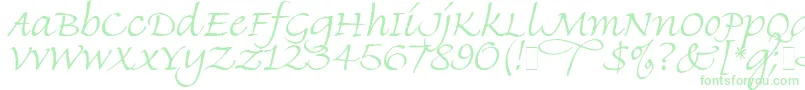 Finehand Font – Green Fonts