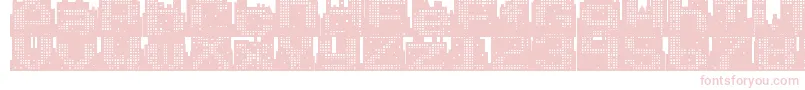 Superskyline-fontti – vaaleanpunaiset fontit valkoisella taustalla