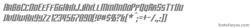 Шрифт SubspaceItalic – серые шрифты на белом фоне
