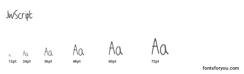 JwScript Font Sizes