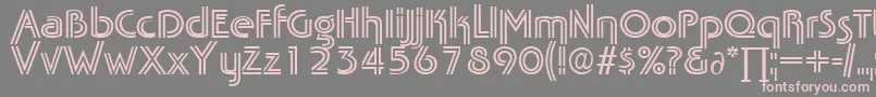 TabascotwinDb Font – Pink Fonts on Gray Background