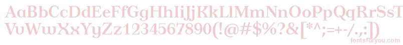 TusardecoBold Font – Pink Fonts on White Background