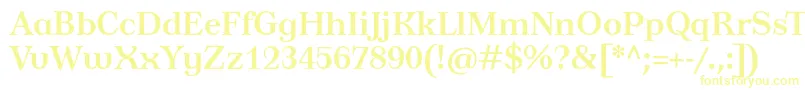 TusardecoBold Font – Yellow Fonts