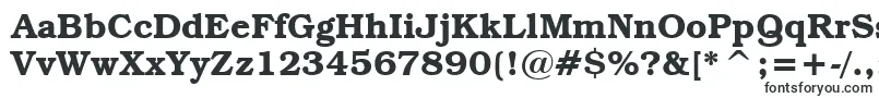Шрифт TextbookDemi – типографские шрифты