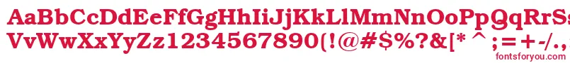 TextbookDemi Font – Red Fonts