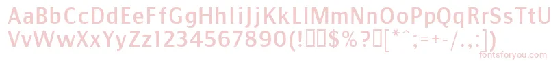 CommunistSans Font – Pink Fonts on White Background