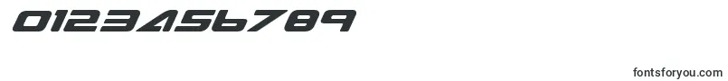 fuente SeaDog2001Italic – Fuentes para números