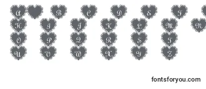SummersLacehearts Font