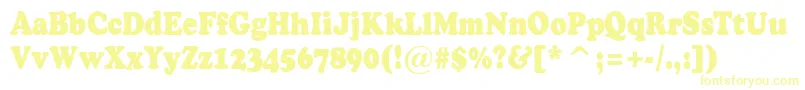 ACooperblacknr Font – Yellow Fonts