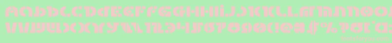 Questlokexpand Font – Pink Fonts on Green Background