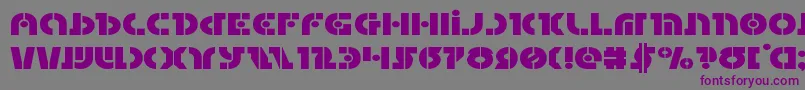 Questlokexpand Font – Purple Fonts on Gray Background