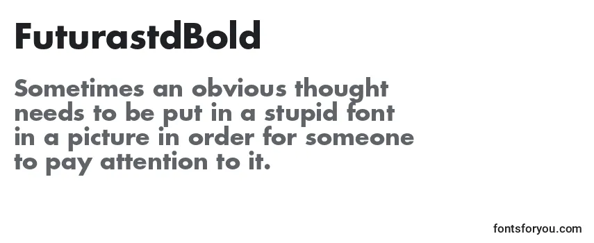 Review of the FuturastdBold Font
