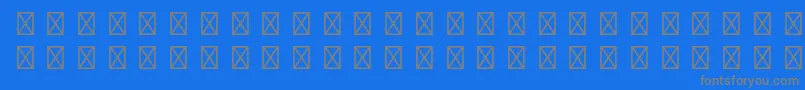 GamepiltstdEnglishcards Font – Gray Fonts on Blue Background