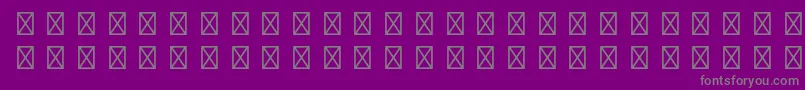 Police GamepiltstdEnglishcards – polices grises sur fond violet