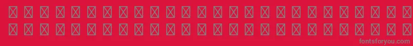 Police GamepiltstdEnglishcards – polices grises sur fond rouge